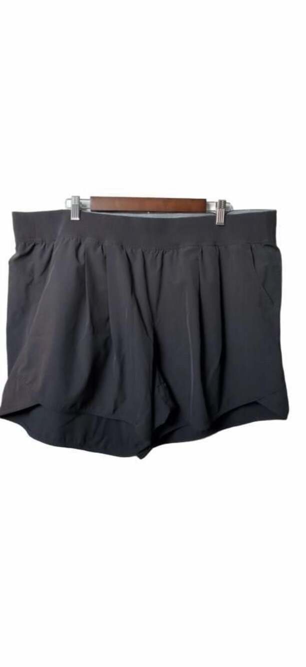 Calvin Klein Performance Dark Gray Athletic Shorts with Zipper Pockets_A15